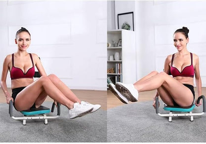 Ab Machine for Stomach Workout – Multi-Functional Adjustable Ab Trainer Machine with Waist Twister, Ab Rocket & Ab Cruncher – Abdominal Exercise Equipment for Home Gym