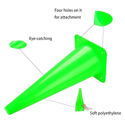 [5 Pack] 18 inch Traffic Cones, Safety Road Parking Cones,Agility Field Marker Cones for Soccer Basketball Football Drills Training, Outdoor Sport Activity & Festive Events– (5 Color Options)