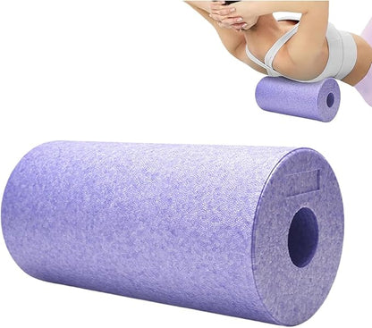 Foam Roller 30cm Deep Tissue Massage Roller for High Pressure Muscle Relief & Fitness Recovery | Ideal for Back,Neck,Shoulder,Arm,Leg,Foot | Yoga,Pilates,Gym,Home Exercise & Rehabilitation,Lightpurple