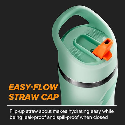 Gatorade 'Overtime' 22oz Stainless Steel Water Bottle, Straw Cap, Yellow