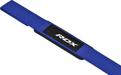 RDX Lifting Straps for Weightlifting –100% Cotton Heavy Duty Gym Wrist Strap with 5MM Neoprene Padding, 60CM Anti-Slip Hand Grip Wraps for Deadlifts Powerlifting Workouts Strength Training, Men Women