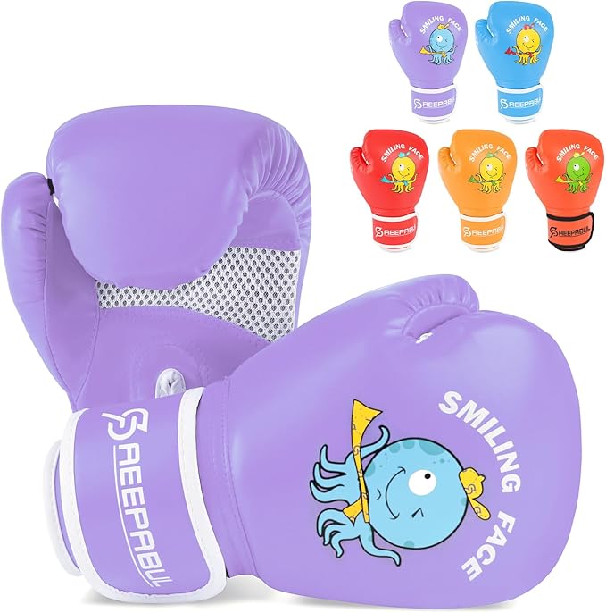 Upgrade Kids Boxing Gloves for 3-8 Year Boys and Girls, Toddler Boxing Gloves for Kids Training, Boxing Gloves Kid Sparring for Punching Bag, Kickboxing, Muay Thai, MMA