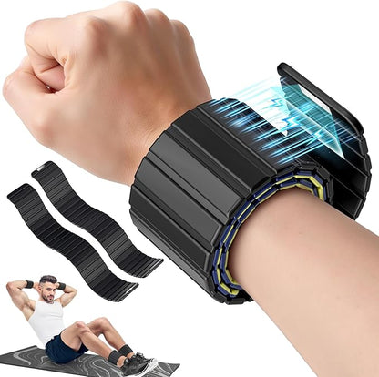 2025 Upgraded Magnetic Ankle Weights for Women, Wrist Weights,Silicone (Waterproof), Non-Slip, Easy Wear, Adjustable (Men & Women), Ideal for Jogging/Yoga/Pilates & More, Great Gift.（2 Pack）