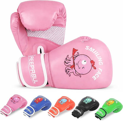 Upgrade Kids Boxing Gloves for 3-8 Year Boys and Girls, Toddler Boxing Gloves for Kids Training, Boxing Gloves Kid Sparring for Punching Bag, Kickboxing, Muay Thai, MMA