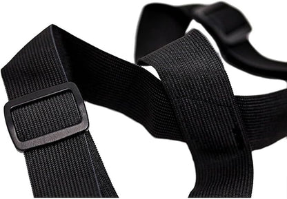 SAFE HANDLER Lifting Support Weight Belt -Black | Lower Back Brace Protects & Relieves Back Pain, Stable Support Belt with Dual Adjustable Straps and Breathable Mesh Panels, X-Large