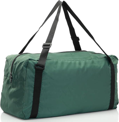 HOLYLUCK Foldable Travel Duffel Bag For Women & Men Luggage Great for Gym (Army Green)