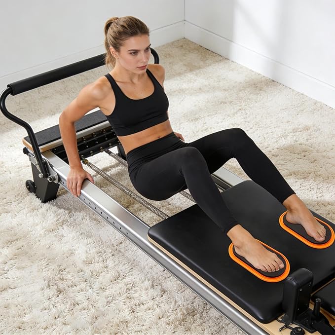 Workout Sliders Disc Set, Oval Shape Exercise Trainer Discs, Smooth Floor Pilates Gliding Pads for Core Strength, Home Gym Fitness Equipment for Men Women Bedroom Living Room Indoor Daily Routine