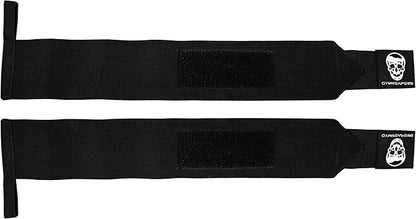 Wrist Wraps Weightlifting - Stiff Heavy Duty 18 inch Wraps With Thick Thumb Loop For Powerlifting, Bodybuilding, Cross Training, & Heavy Presses