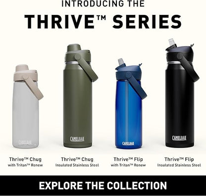 CamelBak Thrive Chug Tritan Renew Water Bottle Clear, 25oz