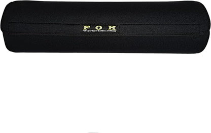 Force of Habit Barbell Pad, 16 Inch Olympic Bar Cushion, Thick Foam Core, Removable Washable Cover for Hip Thrust, Squat Protection, Shoulder and Trap Comfort