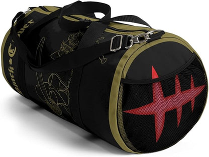 Anime Gym Bag for Women Men - Large Capacity Waterproof Workout Fitness Travel Sports Bags Fashion Street Camping ExpandaCLe Carry On Duffle Bag For Couple (Clover) PTY