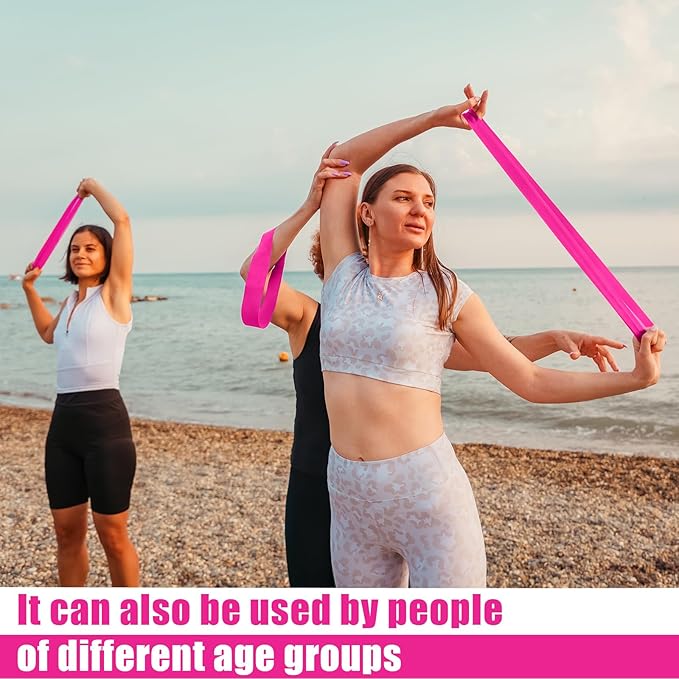 DEEKIN 20 Pcs Resistance Bands Resistance Loop Exercise Bands Exercise Equipment Elastic Drag Ring for Women and Men Home Fitness, Gym, Yoga