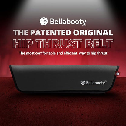 Bellabooty Premium Hip Thrust Belt - Adjustable Exercise Belt for Glutes & Squats, Hip Thrust Pad for Comfort, Versatile Gym Equipment for Home - Weightlifting Belt Support for Women