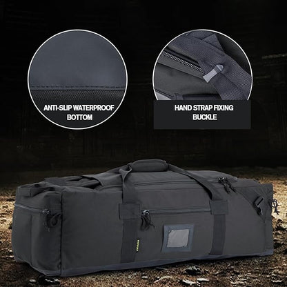86l Large Duffel Bag For Travel, Gym & Sports - Water Repellent Polyester, Hidden Straps, Shoe Compartment - Perfect Luggage Duffle Bag Or Backpack For Men & Women