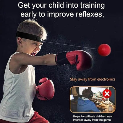 Boxing Training Reflex Balls - Boxing Reaction Ball | Head Punching Ball | Child Adults React Reflex Ball for Boxing Training | Workout Equipment Beginners Fitness Reflex Ball for Traveling, Gym