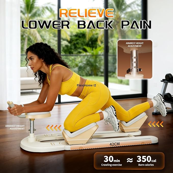 Spine Twist & Stretch Trainer Home Gym Exercise Machine, Ab & Back Stretcher for Core Lower Back Training, Full Body Stretch Twist Waist Leg Workout Equipment, US Local Ship