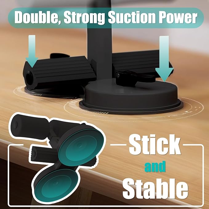 Sit Up Bar Foot Holder,Portable Sit Up Floor Holder, Sit Up Exercise Equipment,3 Level Adjustable, with 2 Strong Suction Cup and Elastic Pull Rope，for Abs Workout Aids,Feet and Leg Strength Training, Home or Office Use