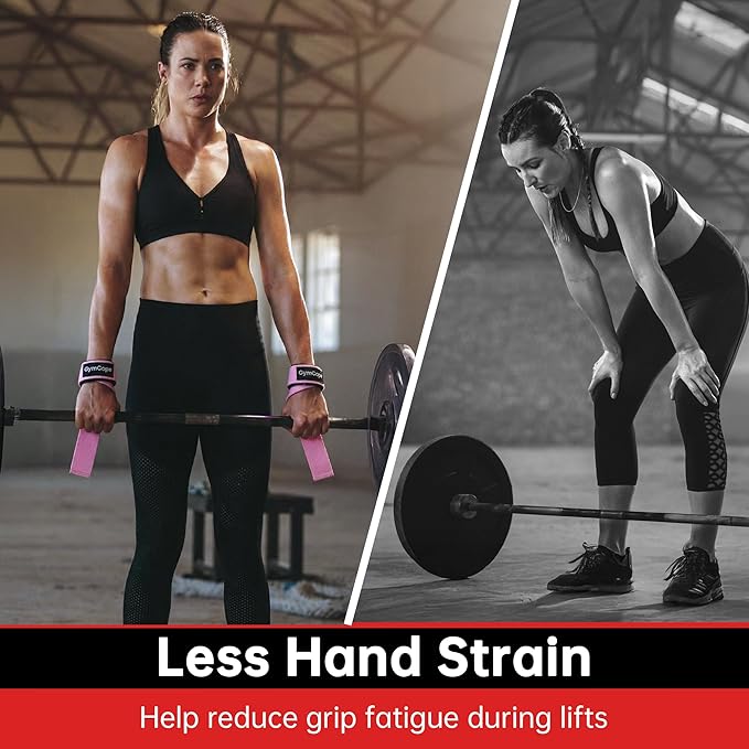 Lifting Wrist Straps for Weightlifting, Heavy Duty Wrist Straps for Deadlifts, Powerlifting, Bodybuilding and Strength Training, Secure Grip Support for Men Women 1 Pair