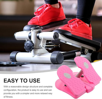 PRETYZOOM Mini Stepper Home Fitness Equipment Quiet Lightweight Climbing Machine for Indoor Exercise Unisex Household Stepper with Stable Cushioning for Small Space Workouts