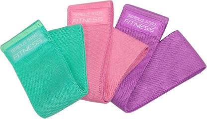 Serious Steel Fitness Hip and Glute Activation Band | Squat & Deadlift Warm-up Band for HIPS and Glutes