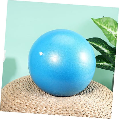 Mini PVC Yoga Ball Blue 1 Piece Anti-Burst Stability Trainer for Core Workout and Home Fitness Equipment