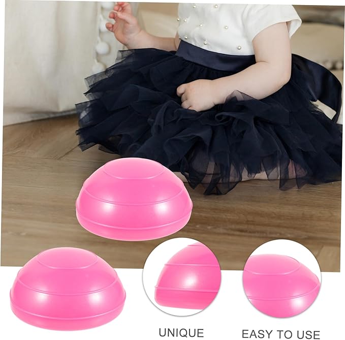Garneck Half Massage Ball for Durable Semicircle Yoga Ball for Balancing and Gym Training Fun and Reliable Fitness Tool for Exercise and Massage for Pregnancy and Family Activities