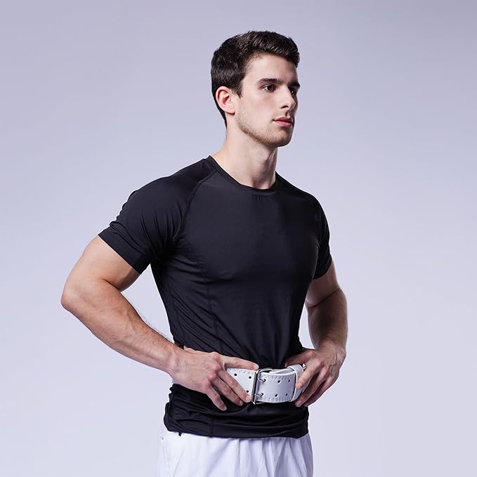 UPPPER Weight Lifting Belt - Double Prong 4” to 2.5” Tapered Premium Lifting Belt for Men and Women - Ultimate Back Support For Weightlifting and Powerlifting | Premium Fitness Gear