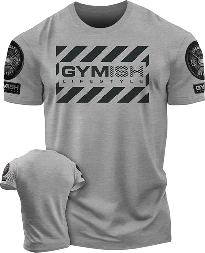 Gymish American Flag Graphic Fitness Tank, Sleeveless Bodybuilding Athletic Tank Top