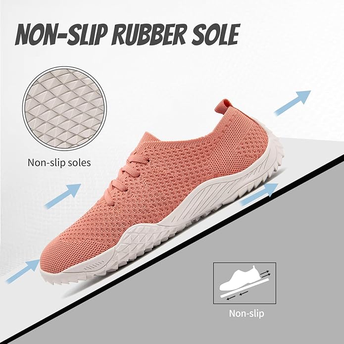 WCIDFY Barefoot Shoes Women Zero Drop Gym Walking Shoes Non Slip Minimalist Tennis Lightweight Breathable Yoga Sneakers