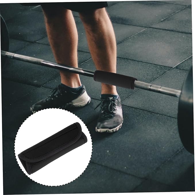 Happyyami 2pcs Padded Door Horizontal Bar Accessories Barbell Pad for Hip Thrust Weight Cushion Handlebar Pad for Strength Training