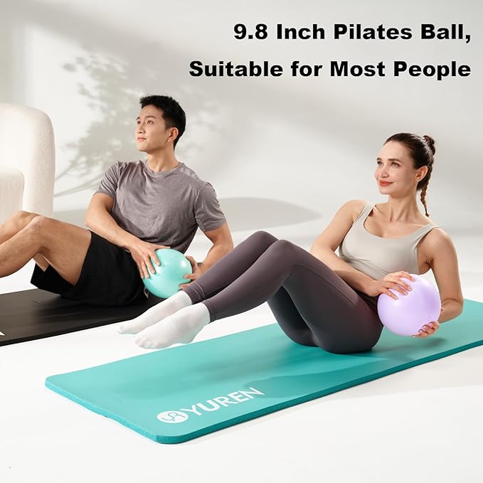 Exercise Ball for Workouts, Anti-Burst and Slip Resistant Yoga Ball for Gym Fitness and Physical Therapy