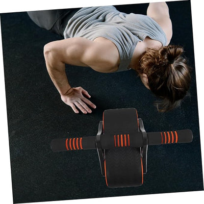 Balacoo Automatic Rebound Ab Roller Wheel Fitness Equipment for Beginners Sturdy ABS Material Core Strength Training Tool for Home Workouts for Abdomen Exercise
