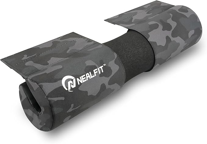 Barbell Squat Pad with Thick Nylon Padding, Hip Thrust Pad for Squats, Lunges, Neck Shoulder Squat Pad for Olympic or Standard Bars