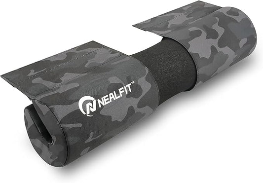 Barbell Squat Pad with Thick Nylon Padding, Hip Thrust Pad for Squats, Lunges, Neck Shoulder Squat Pad for Olympic or Standard Bars