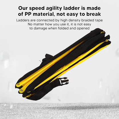 Pilipane 8.5 Ft 5 Rungs Agility Ladder Football Training Equipment Kids, Football Ladder Training for Youth, Speed Ladder, Workout Ladder, Exercise Ladder for Football Basketball Practice
