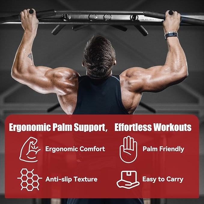 HUAFA Anti-Slip Workout Grips, Gym Grips Weight Lifting Grips Pads, Ergonomics Weight Lifting Gloves for Men Women Deadlift, Fitness Training and Exercise, Gym Grips Pads for Palm Protection