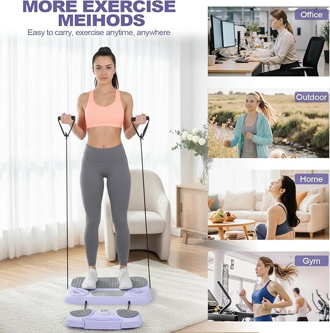 Pilates Board, 6-in-1 Pilates Reformer for Core & Full Body Workout, Portable Home Gym Equipment with Smart LED Digital Display, Pilates Trainer for Women, Beginners