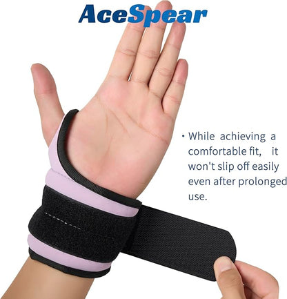 AceSpear Wrist Weights with Thumb Loops Lock for Men Women 1lb*2 2lbs*2 3lbs*2 Ankle Weights Weighted Gloves for Running Strength Training Walking Exercises