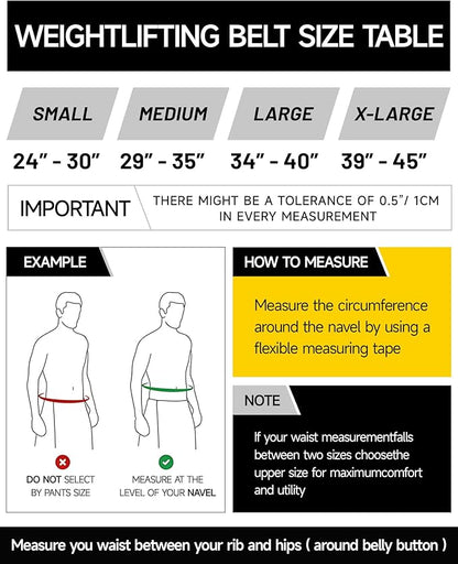 MANUEKLEAR Lifting Belt Lever for Men Women, 10mm Quick Locking Lever Belt Weightlifting with Adjustable Buckle, Lever Weight Lifting Belt for Powerlifting & Deadlifts