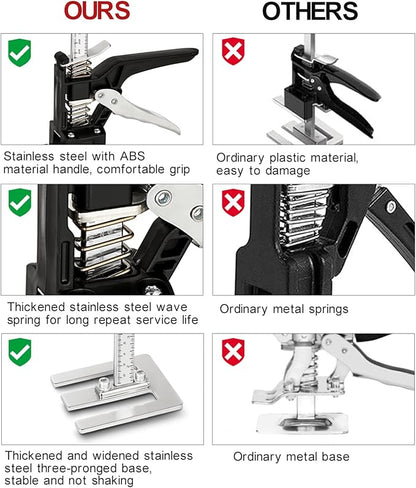 Labor Saving Arm Jack 2 Pack,15.5 Inch Multifunctional Furniture Lifter Jacks for Installing Cabinets and Wall Tile Height Adjuster Handheld Tool