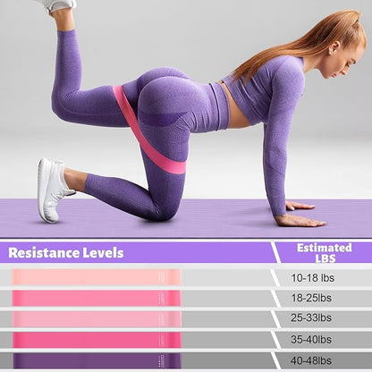 Set of 18 Pilates Ring Essential Kit for Women Pilates Ring and Ball Ankle Resistance Band Yoga Strap Socks Mat Arm Stretcher Latex Tube Gym Back Bag Exercise Equipment for Workout