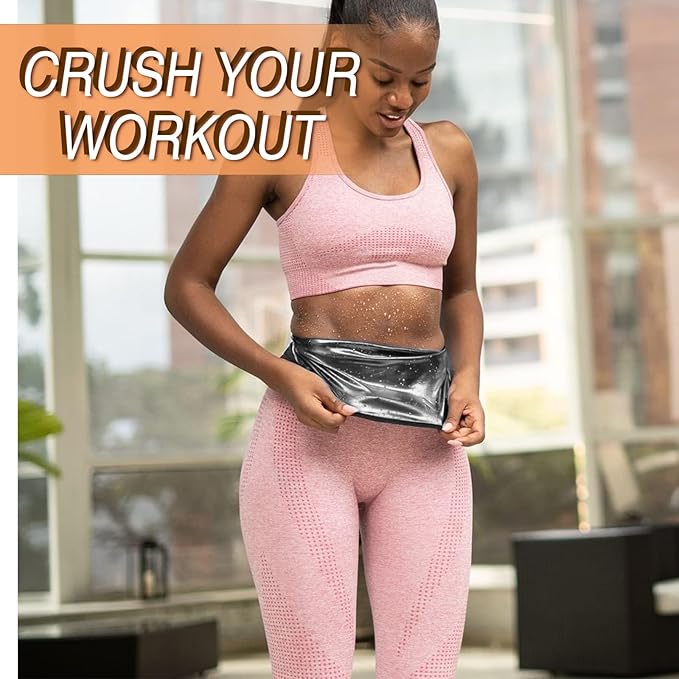 huiming Sauna Suit Waist Trimmer for Women Waist Trainer sweat band for stomach Belt Lower Belly Plus Size