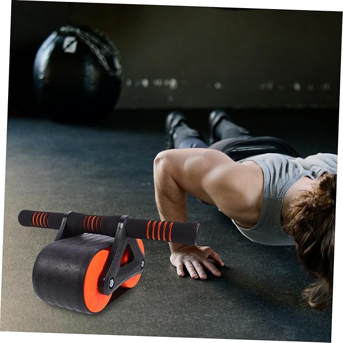 POPETPOP Ab Roller Wheel with Knee Pad Core Strengthening Gym Equipment for Home and Office Abdominal Workout Fitness Trainer for Beginners and Advanced Users