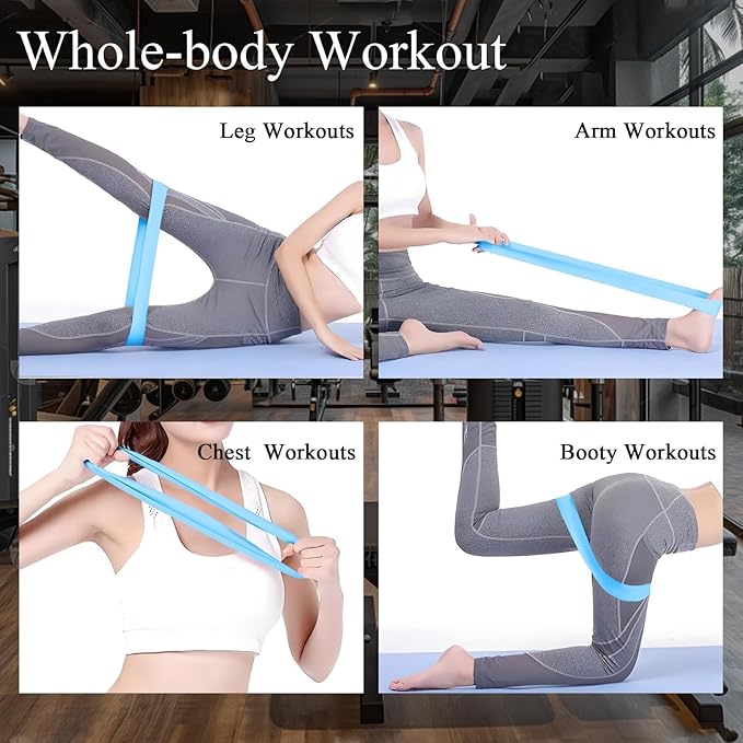 1 | 5 Pack Resistance Bands for Working Out, Workout Equipment, Exercise Bands for Home Gym & Stretching, Pilates Equipment, Fitness Equipment
