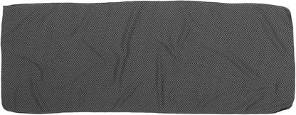 TOYANDONA Fast Drying Sports Towel for Gym and Outdoor Use, Lightweight Microfiber Sweat Absorbent Travel Towel Deep Gray Round Mesh Bag, Suitable for Hiking, Camping, Beach, Yoga,