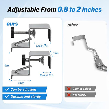 Shoulder Pulley for Physical Therapy – Adjustable Metal Door Clamp and Silent Large Pulley,Shoulder Pain Relief & Surgical Recovery Support（Blue）