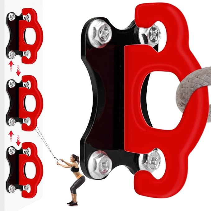 3 PCS Resistance Bands - Workout Wall Mount & Door Anchors for Hanging Straps, Home Gym & Physical Therapy