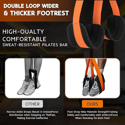 Resistance Bands Set for Pull Up Bar, Exercise Bands with Handles, Home Gym Workout Equipment, Pilates Fitness Resistance Bands, Lifting Straps for Pull Ups, Doorway Pull Up Bar Accessory