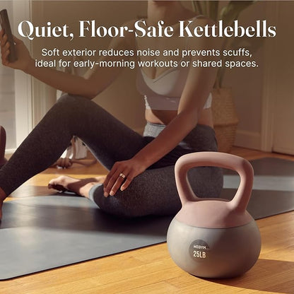 WeGym Soft Kettlebells with Cushioned Impact-Resistant Base and Anti-Slip, Wide-Grip Handle for Home Workouts, Weightlifting, and Full Body Strength Training