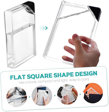 Ciieeo Flat Water Bottle Plastic Travel Flask Free Water Bottle School Outdoor Sports Gym Fitness Portable Kettle